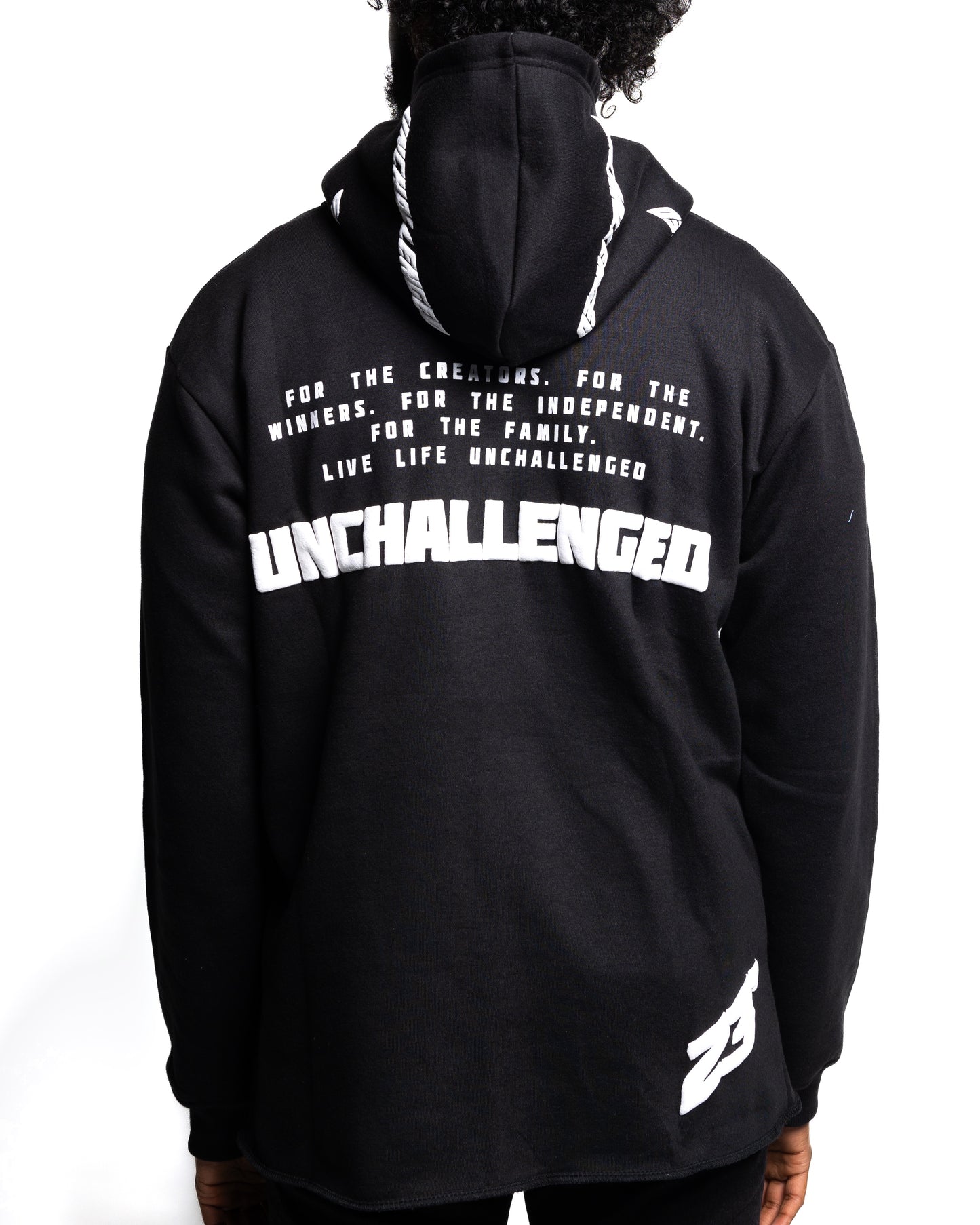 UNCHALLENGED® Black Hoodie