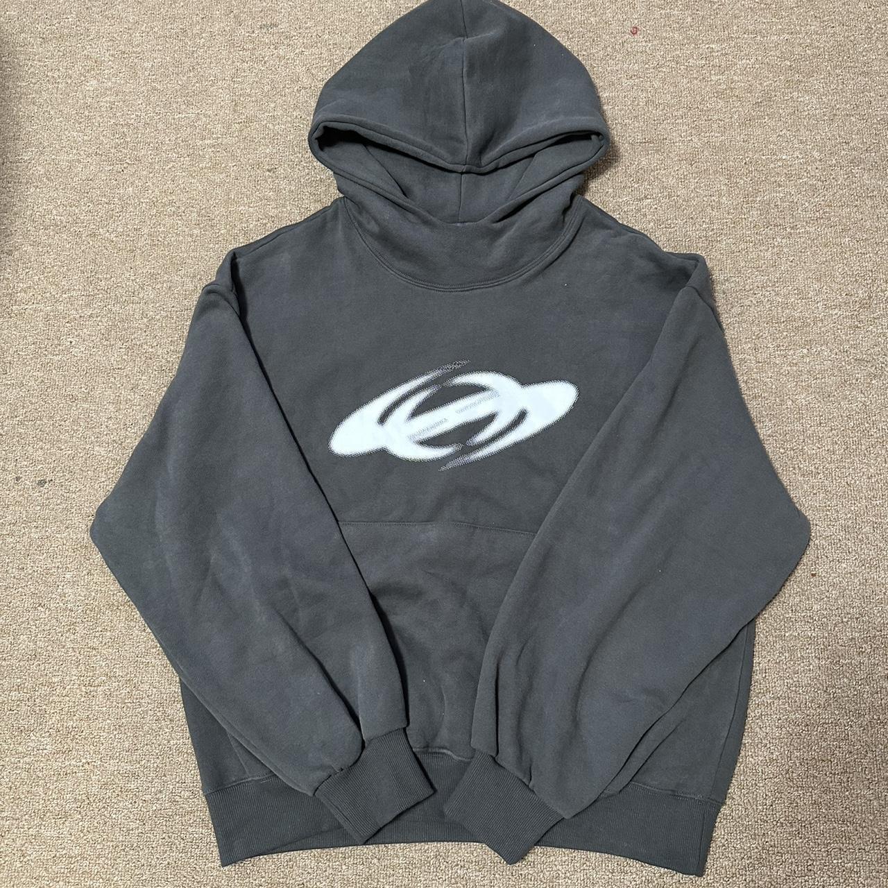 Effect Peach Skin Over Hoodie