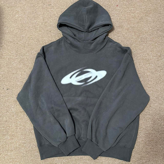 Effect Peach Skin Over Hoodie